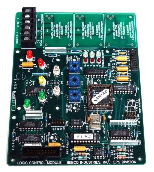 NEW BEBCO INDUSTRIES INC. PWB 500591 REV. C LOGIC MODULE 500592-0001 500590-0001