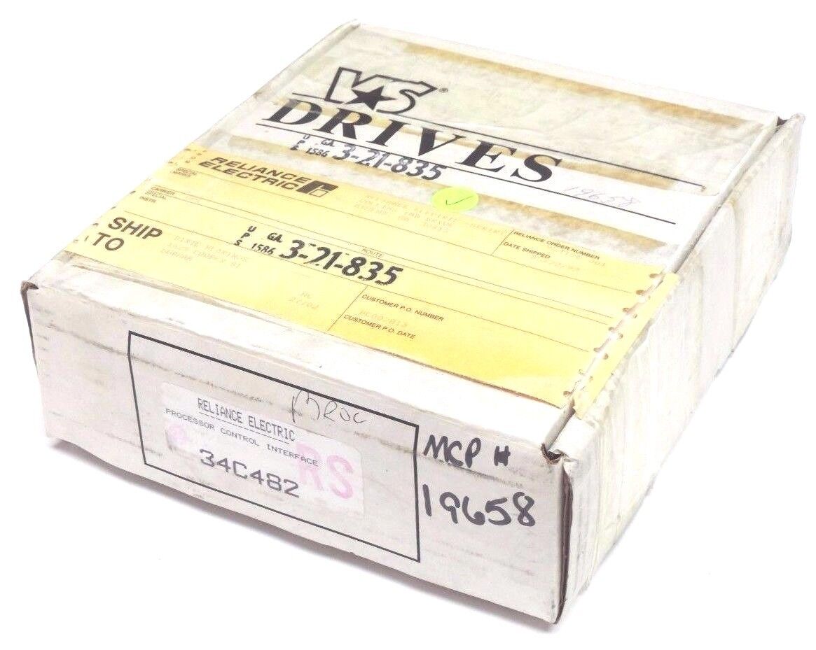 NIB RELIANCE ELECTRIC 34C482 PROCESSOR CONTROL INTERFACE KIT