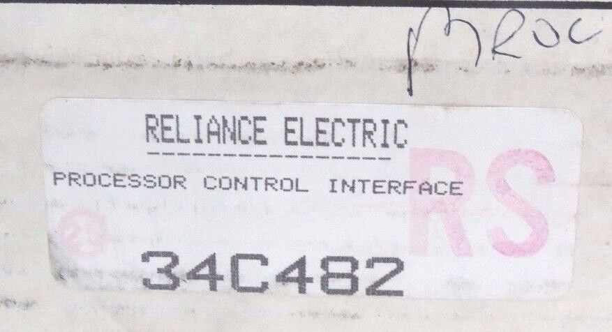 NIB RELIANCE ELECTRIC 34C482 PROCESSOR CONTROL INTERFACE KIT