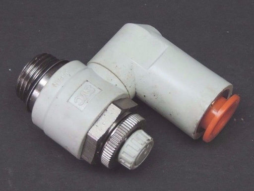 LOT OF 8 SMC AS3301F SPEED CONTROL VALVES 3/8"