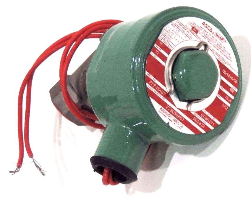 NIB ASCO RED-HAT EF8030A67 SOLENOID VALVE 110/120V 50/60HZ 15.4W 1/2" PIPE