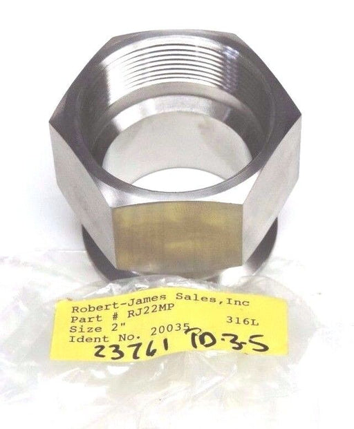 NEW ROBERT JAMES RJ22MP REDUCING COUPLING 2-1/4" I.D X 1-7/8" ID, IDENT # 20035