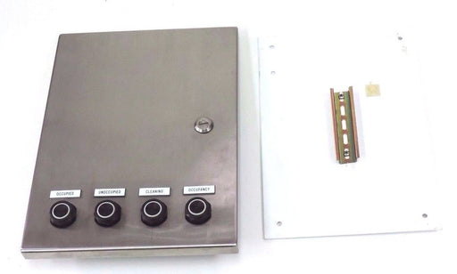 EUROBEX 5400 ESS PANEL BOX ENCLOSURE WITH SQUARE D 9001-K82 BUTTONS / BACK PLATE