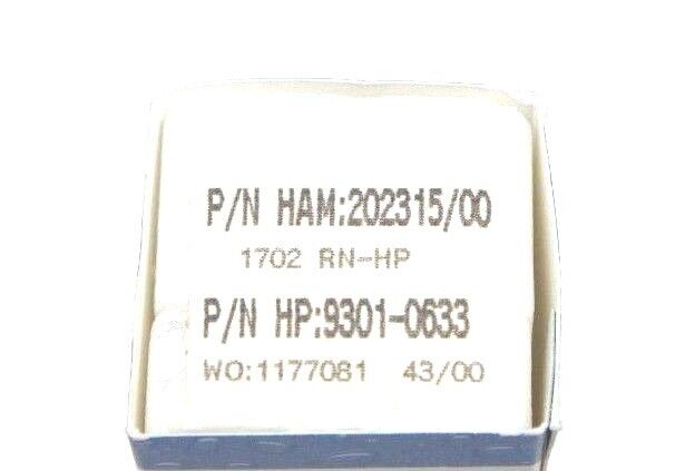 NIB HAMILTON AGILENT 9301-0633 SYRINGE 25UL HPLC INJECTOR 202315/00