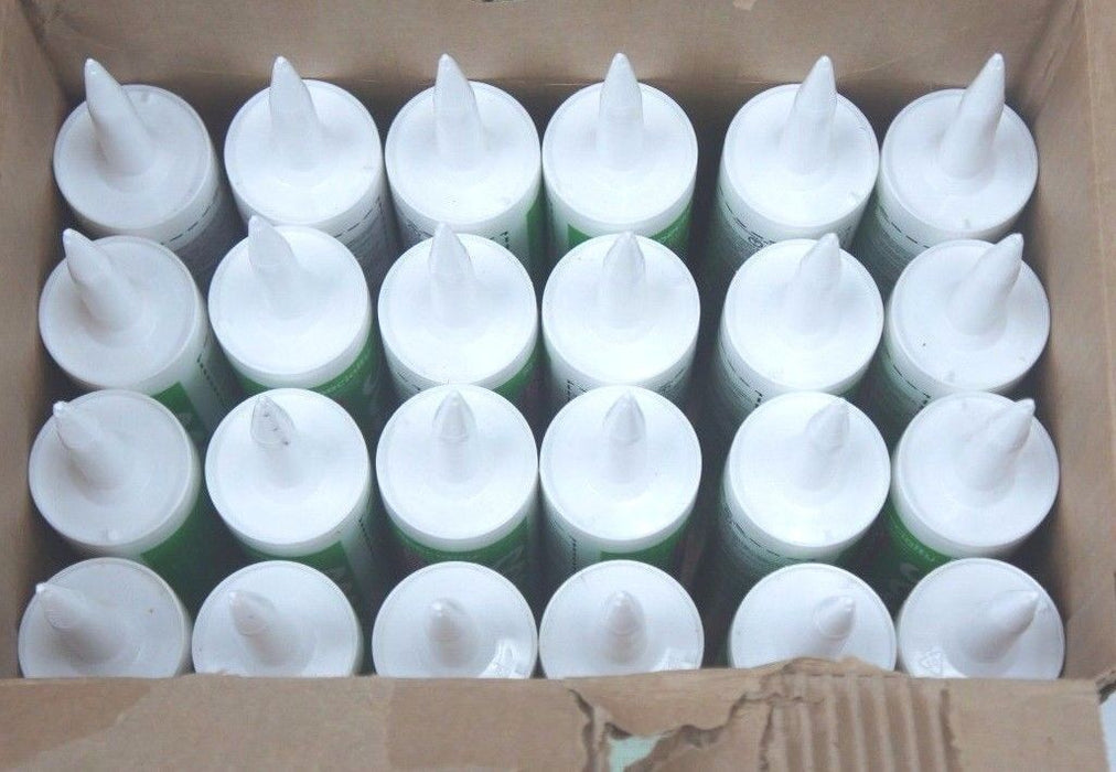 NEW GE SCS1000 CONTRACTORS SILICONE SEALANT WHITE, CASE OF 24, SCS1002 12C