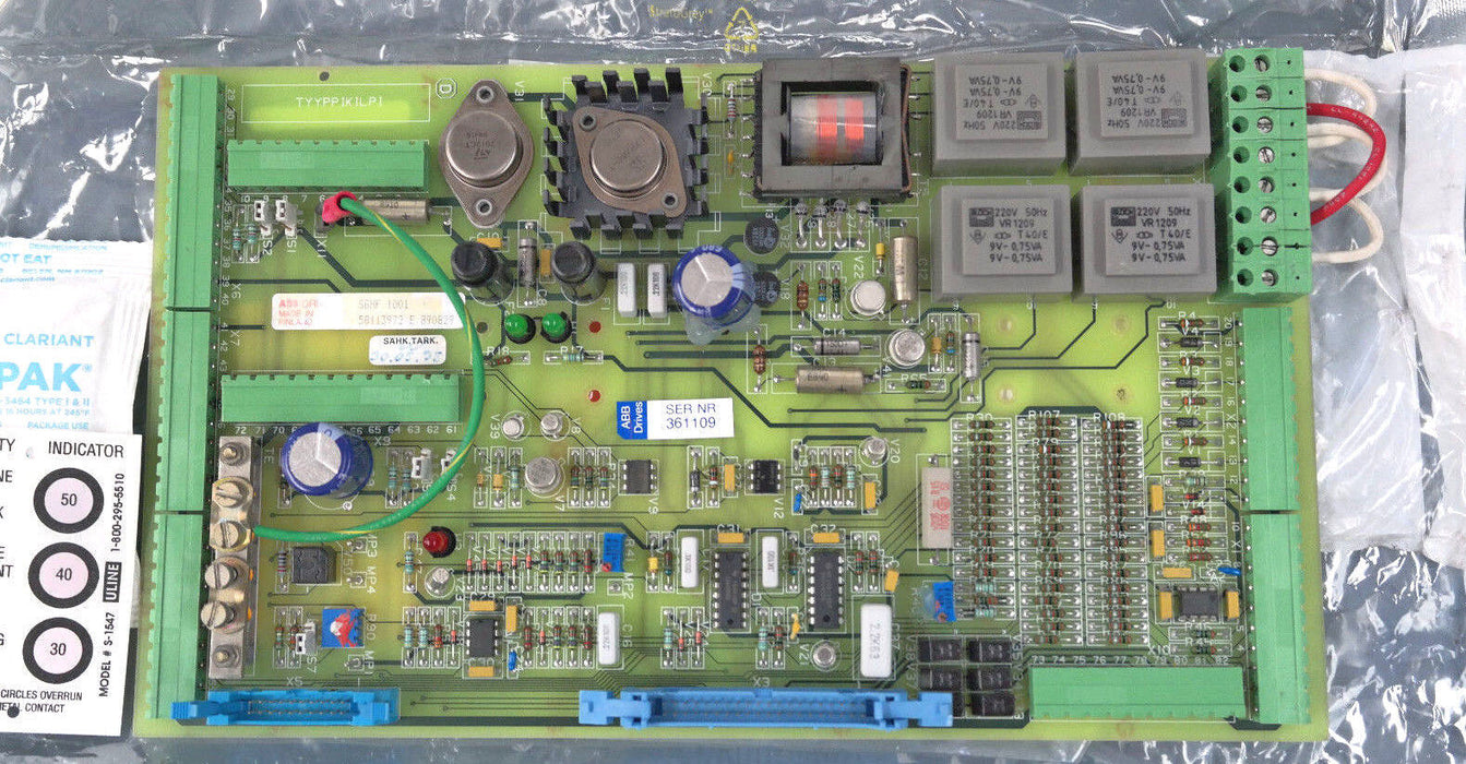 REPAIRED ABB SGHF 1001 58113972 E DDC TERMINAL BLOCK BOARD 3400-TB2 SGHF-1001