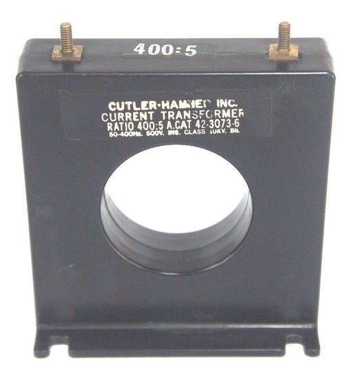 CUTLER-HAMMER 42-3073-6 RATIO 400:5 TRANSFORMER