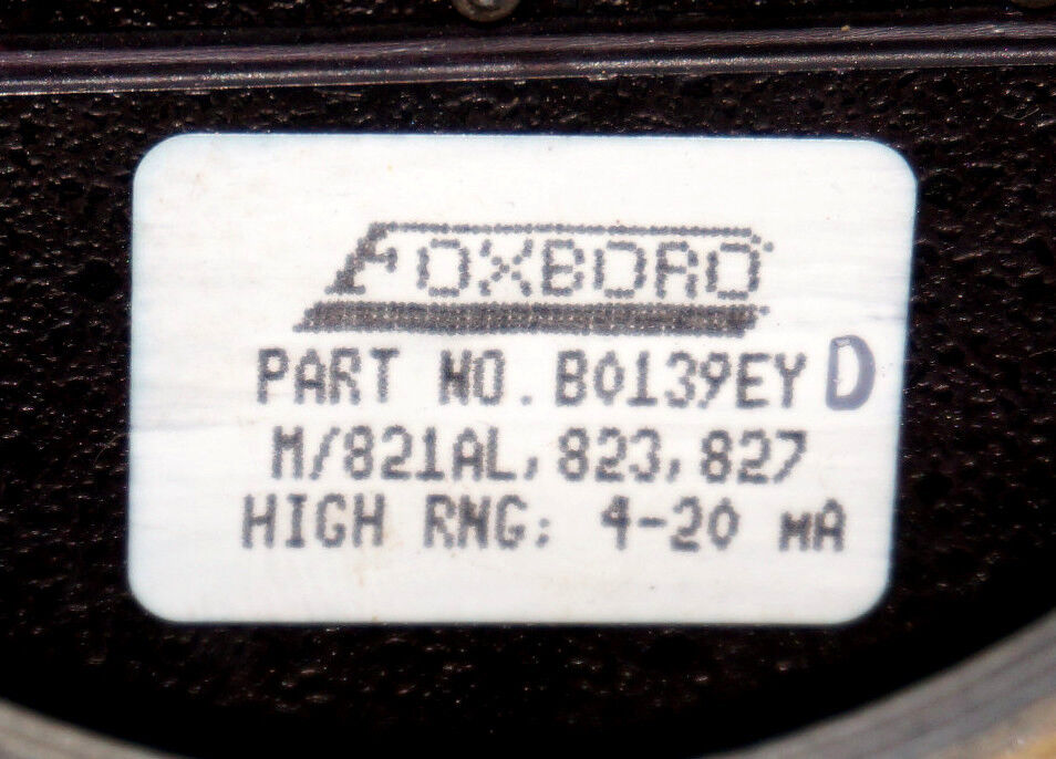 NEW FOXBORO 823DP-I3S1NH2 TRANSMITTER REF. 90F15609-11A2 ORIGIN 2A9022
