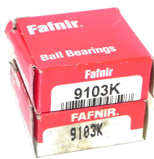 NIB LOT OF 2 FAFNIR 9103K BALL BEARINGS