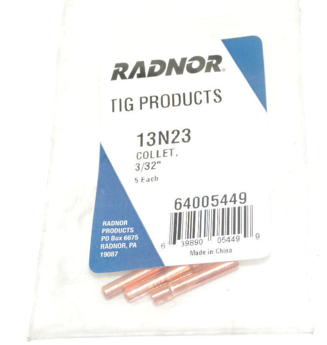 NEW PACK OF 4 RADNOR 13N23 COLLETS 3/32''