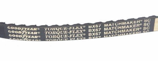 LOT OF 4 NEW GOODYEAR BX67 TORQUE-FLEX MATCHMAKER SC BELTS 66" WD X 70" LG