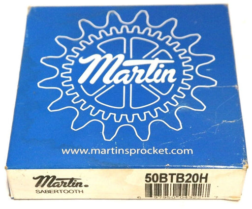 NIB MARTIN 50BTB20H SABERTOOTH SPROCKET ROLLER 1/2IN-1-5/8INBORE 3.25HUB DIA 20T