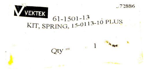 NEW VEKTEK 61-1501-13 SPRING KIT 61150113 15-0113-10 PLUS