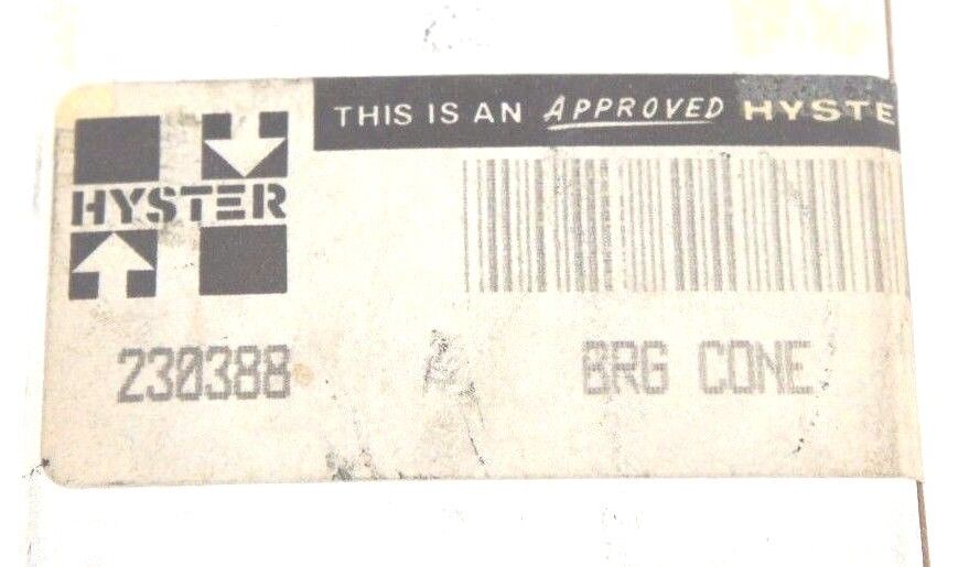 NIB HYSTER 230388 BEARING CONE