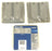 LOT OF 3 NEW THOMAS & BETTS WR281-C 2 GANG, 2 DUPLEX COVERS, WR281C