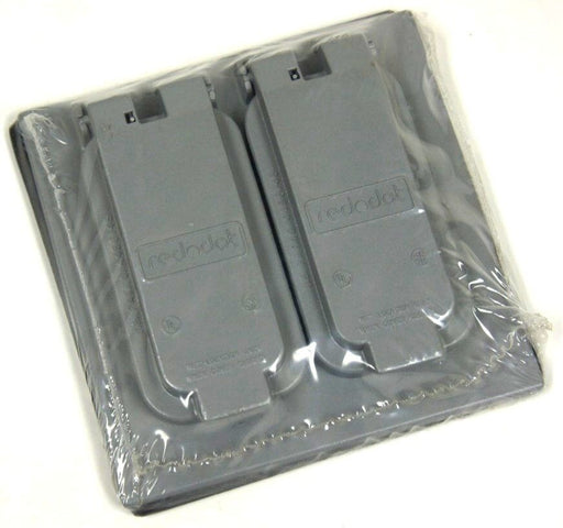 LOT OF 3 NEW THOMAS & BETTS WR281-C 2 GANG, 2 DUPLEX COVERS, WR281C