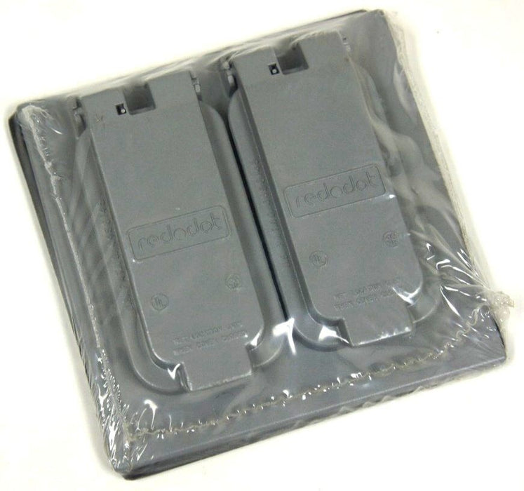 LOT OF 3 NEW THOMAS & BETTS WR281-C 2 GANG, 2 DUPLEX COVERS, WR281C