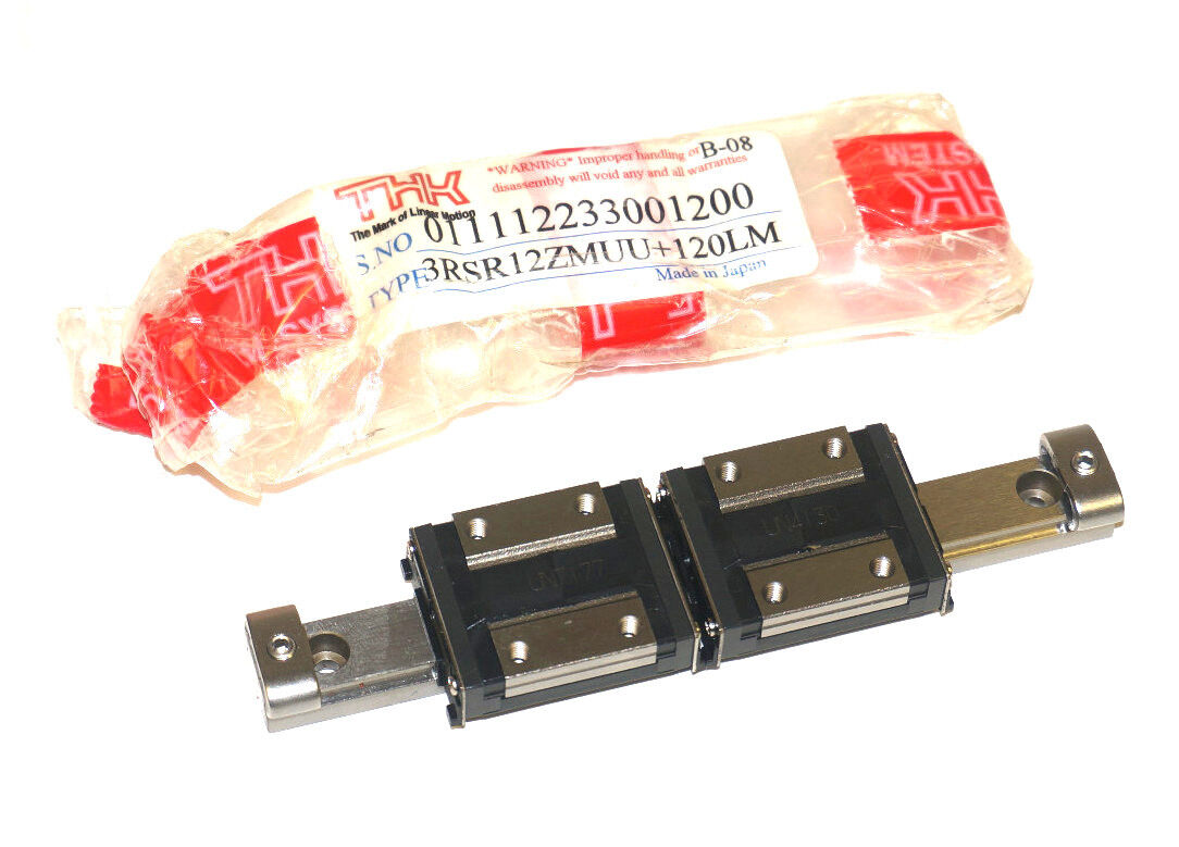 NEW THK 3RSR12ZMUU+120LM LINEAR BEARING 3RSR12ZMUU120LM