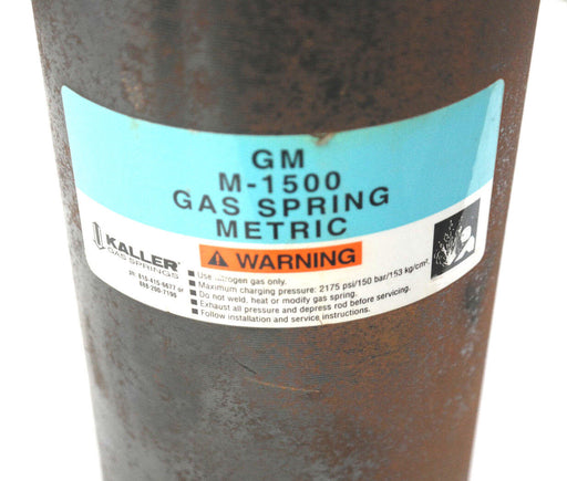 KALLER M-1500 GAS SPRING, METRIC, TU-5000-160, 150 BAR