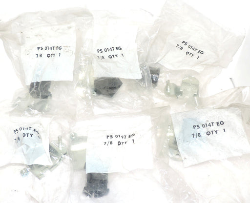 LOT OF 6 NEW THOMAS & BETTS PS 014T EG CUSHA-CLAMP 7/8" PS014TEG