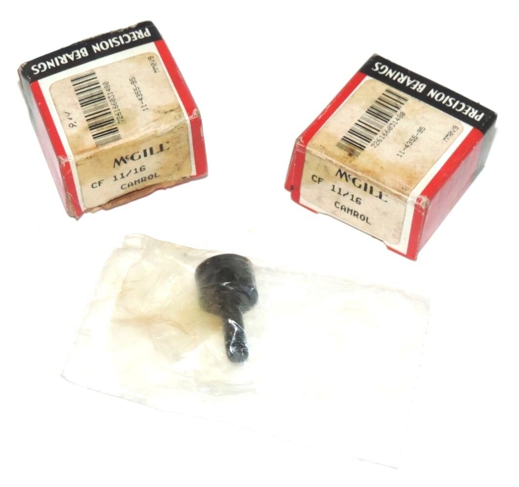 LOT OF 2 NEW MCGILL CF11/16 CAM FOLLOWERS CF 1116