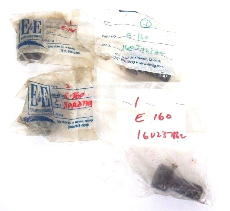 LOT OF 4 NEW E&E ENGINEERING E160 CYLINDER RODS E-160