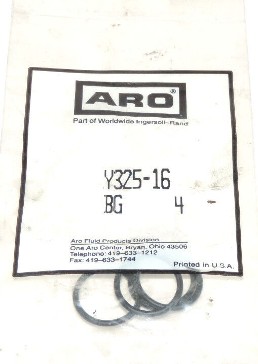 NEW ARO Y325-16 O-RING SEALS PACK OF 4, Y32516