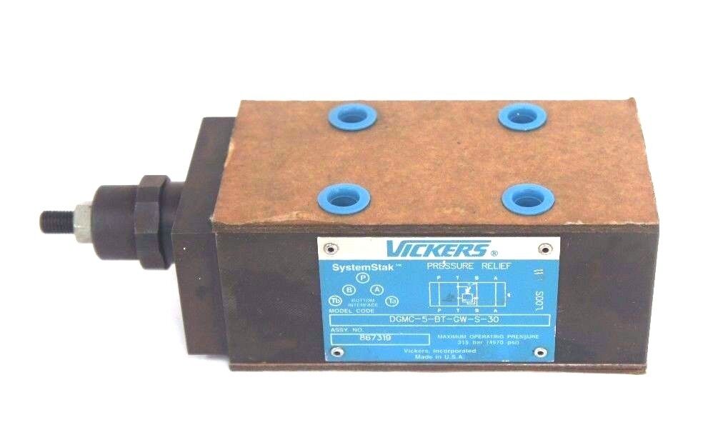 NEW VICKERS DGMC-5-BT-GW-S-30 SYSTEMSTAK PRESSURE RELIEF VALVE ASSY NO. 867319