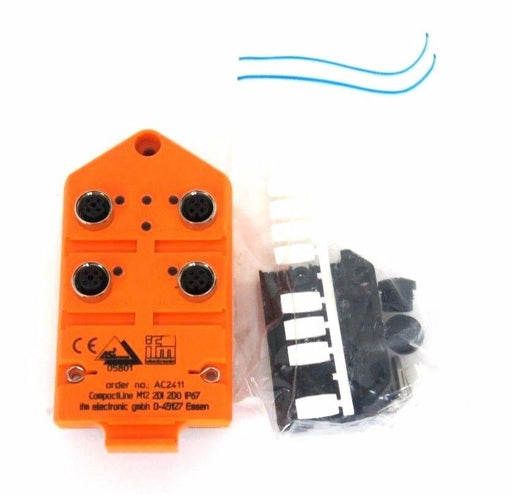 NIB IFM EFECTOR AC2411 ACTIVE COMPACTLINE MODULE M12-2DI-2DO-IP67
