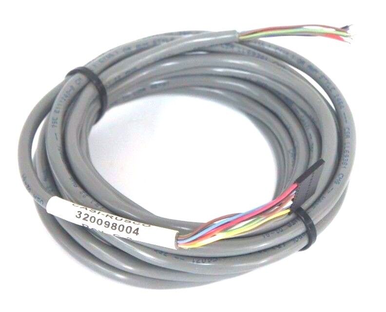 NEW CASI RUSCO 320098004 READER CABLE 15FT REV C.2