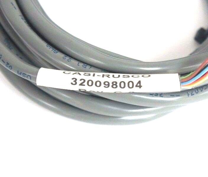 NEW CASI RUSCO 320098004 READER CABLE 15FT REV C.2