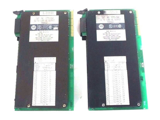 LOT OF 2 ALLEN BRADLEY 1771-OAD OUTPUT MODULES 12-120VAC