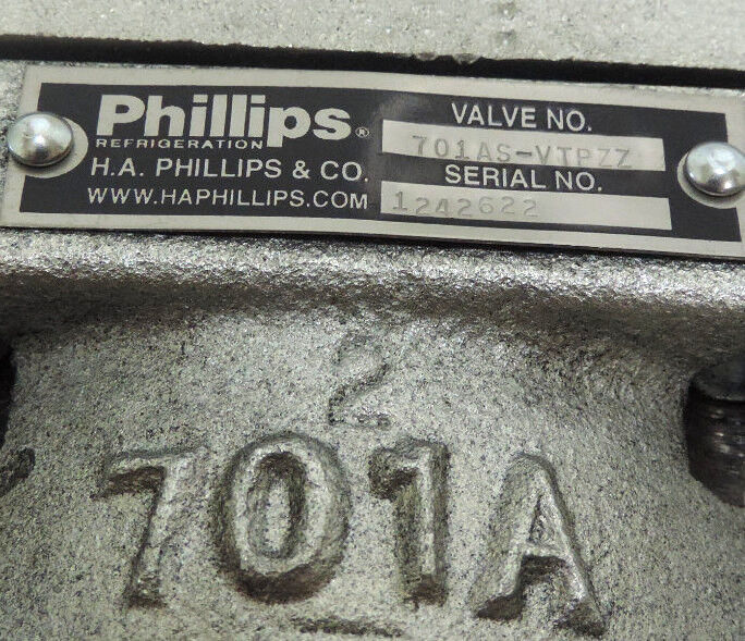 NEW HA PHILLIPS 701AS-VTPZZ CHECK VALVE W/ GASKETS & INSTRUCTIONS, 701ASVTPZZ
