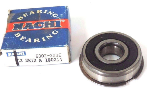 NIB NACHI 6302-2NSE BALL BEARING SEALED 42X15X13MM 63022NSE