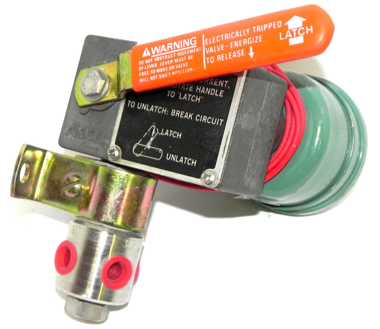 NEW ASCO EF8310A11 VALVE 1/4'' PIPE 20WATTS W/ LATCH LOCK