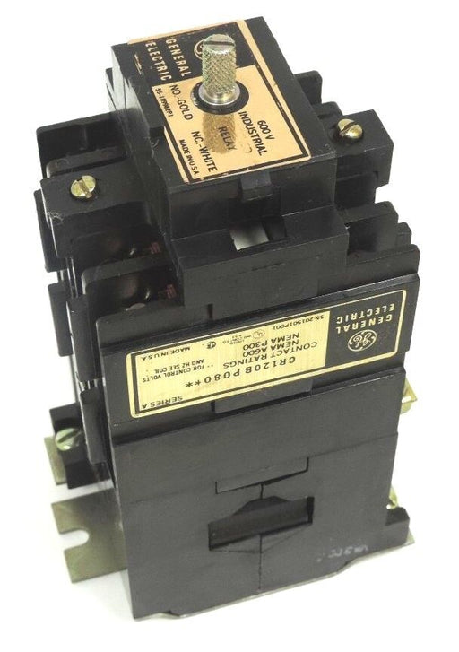 NEW GENERAL ELECTRIC CR120BP080 RELAY SERIES A WITH 55-51396G2 COIL