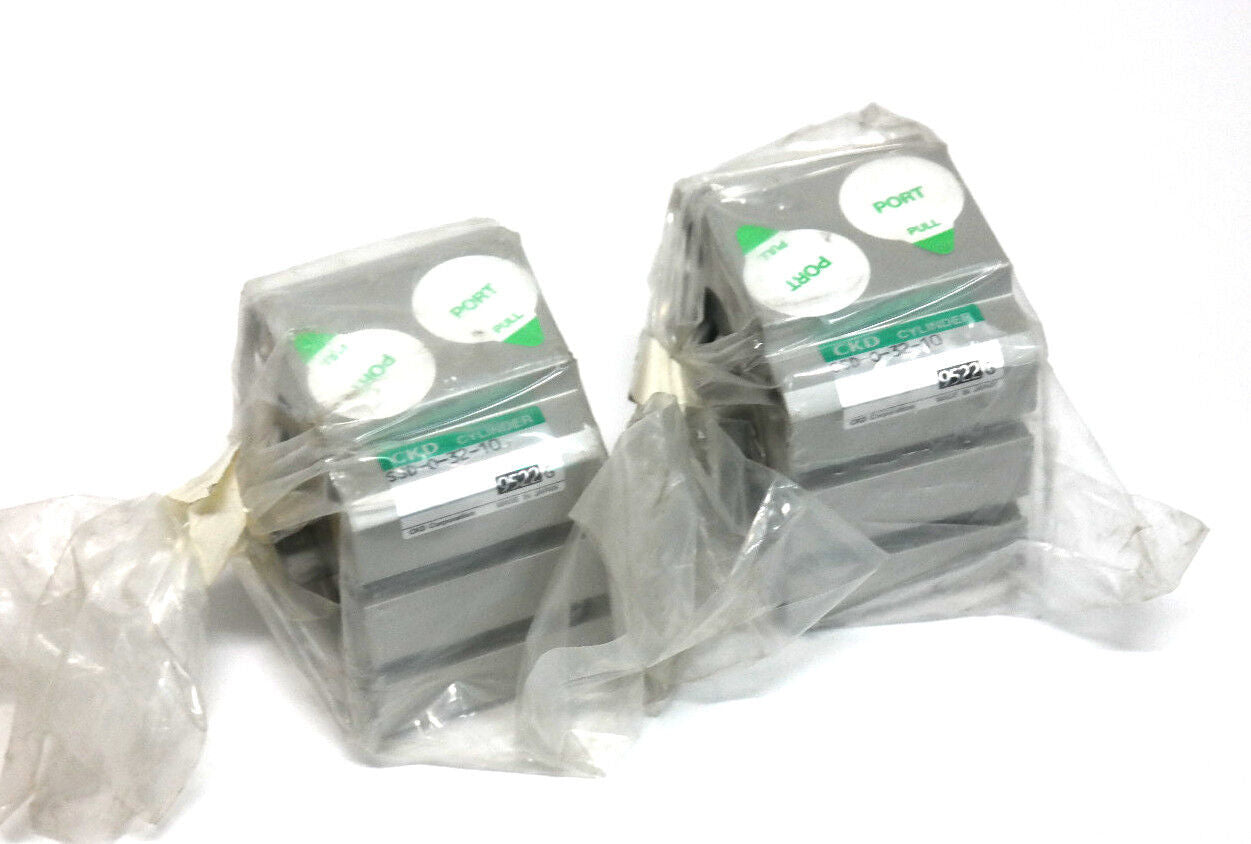 LOT OF 2 NEW CKD SSD-0-32-10 COMPACT CYLINDERS SSD03210