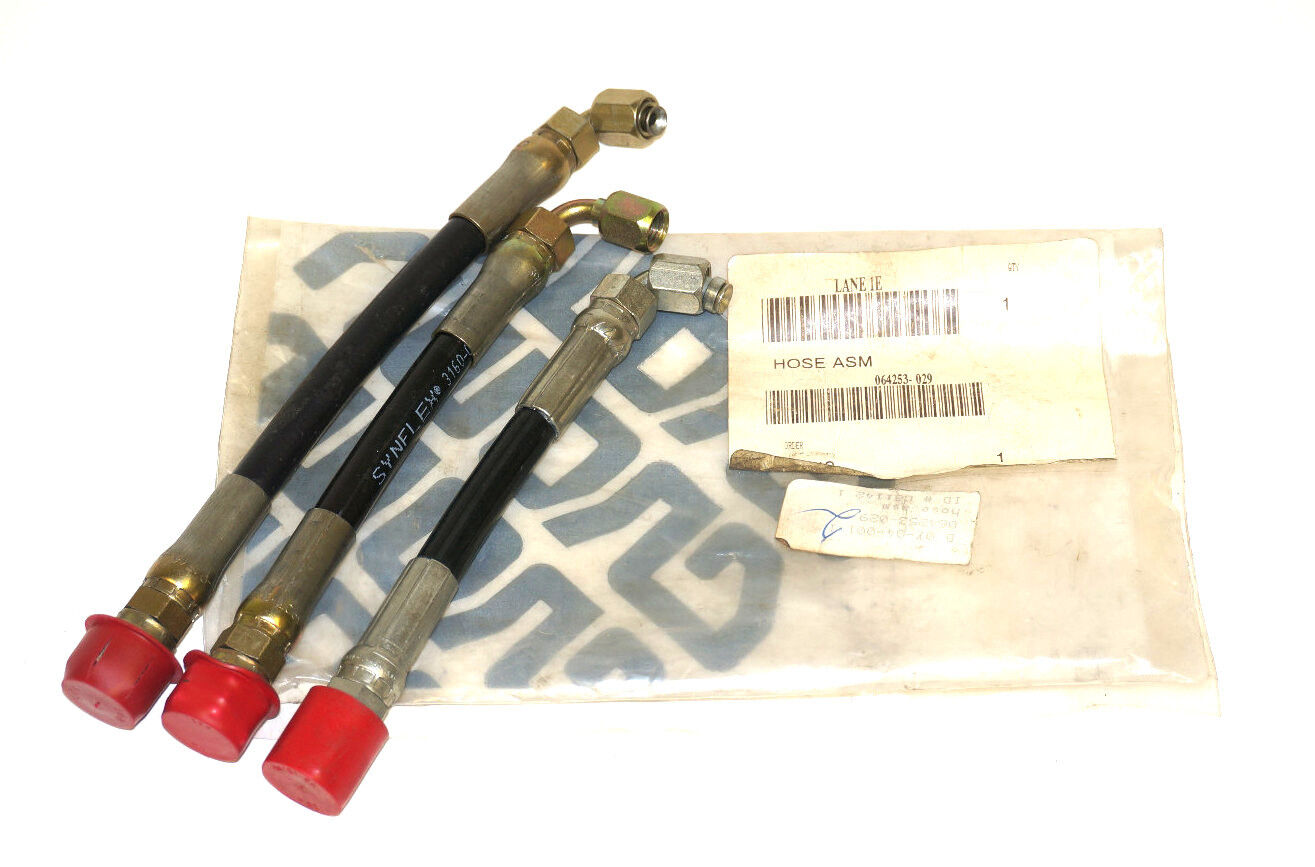 LOT OF 3 NEW CROWN LIFT 064253-029 HOSE ASSEMBLY 064253029