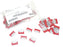 AUTOMATION DIRECT DN-4JL14 JUMPER BARS 4 POLES RED FOR DN-TL14 DINNECTORS QTY 83