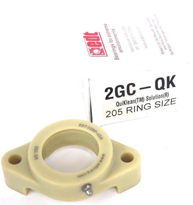 NIB EDT 2GC-QK QUIKLEAN 205 RING SIZE 2-BOLT, 2GCQK BEARING