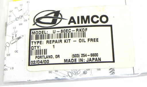 NEW AIMCO U-80EC-RKOF REPAIR KIT - OIL FREE U80ECRKOF
