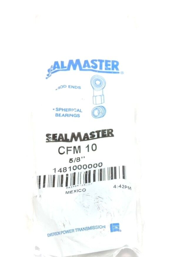 NEW SEALMASTER CFM 10 ROD END BEARING CFM10, 5/8''