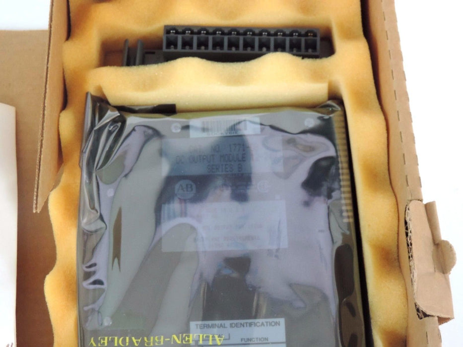 NIB ALLEN BRADLEY 1771-OB DC OUTPUT MODULE SER B 12-24V W/ WIRING HARNESS 1771OB