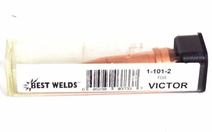 LOT OF 2 NEW VICTOR 0-1-101 WELDING TORCH TIPS 2-1-101