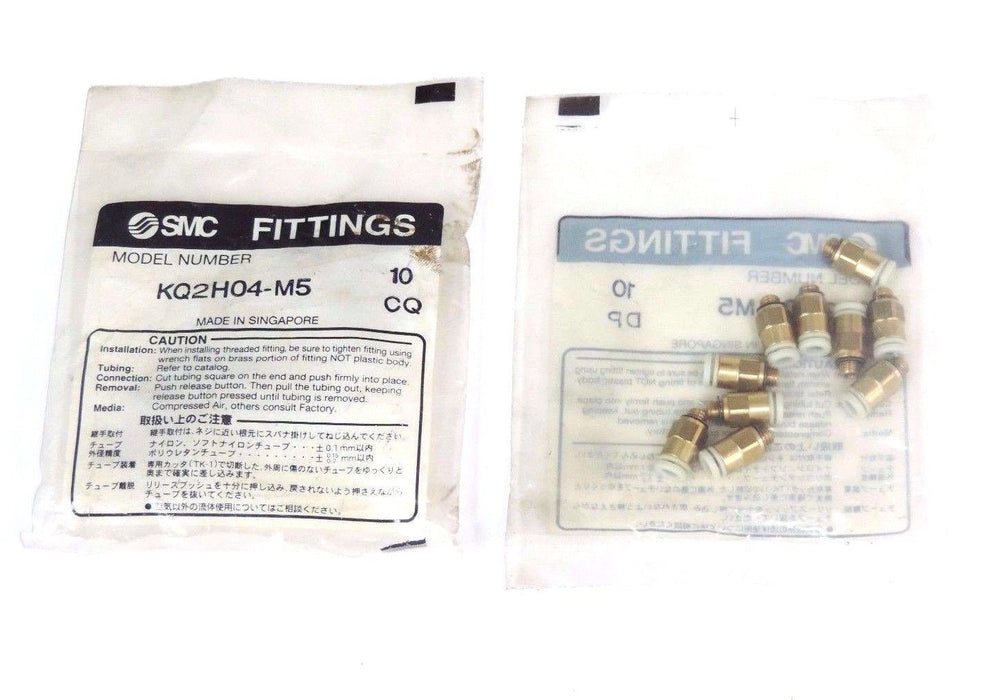 LOT OF 20 NIB KQ2H04-M5 BRASS MALE FITTINGS KQ2H04M5