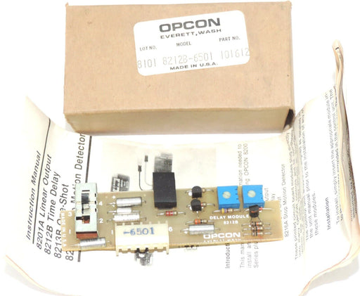 NIB OPCON 8212B-6501 DELAY MODULE 8212B6501, PART N0. 101612