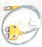 NEW TURCK U0163-11 MOLDED TWIN JUNCTION VB2-RS 4.4T-0.5/2FKM 4, 250V, 4AMP