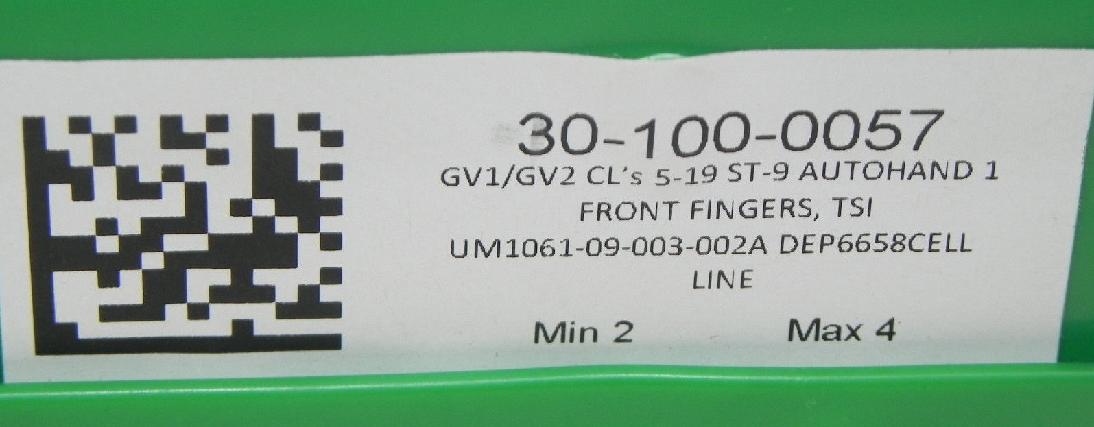 NEW UM1061-09-003-002A AUTO HAND 1 FRONT FINGERS UM106109003002A 30-100-0057