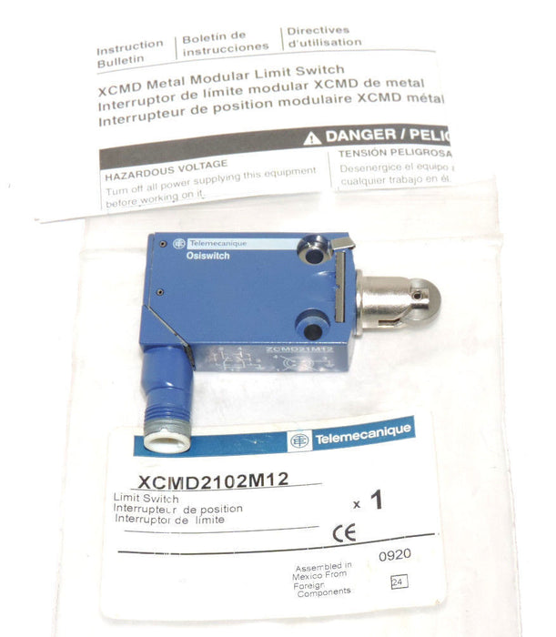 NEW TELEMECANIQUE XCMD2102M12 LIMIT SWITCH