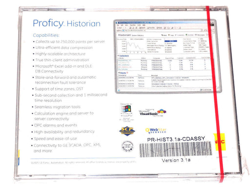 NEW SEALED GE FANUC PROFICY HISTORIAN SOFTWARE